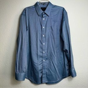 Pendleton Bridgeport Men's Long Sleeve Button Down Greenish‎ Blue XL Pocket